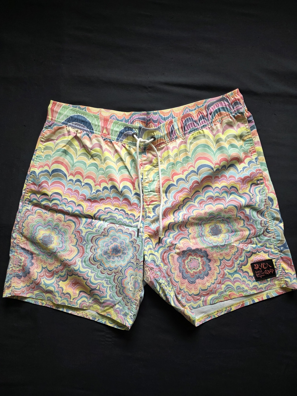 RVCA Men's XL Kelsey Stretch Boardshorts Swim Trunks Multicolor Shorts